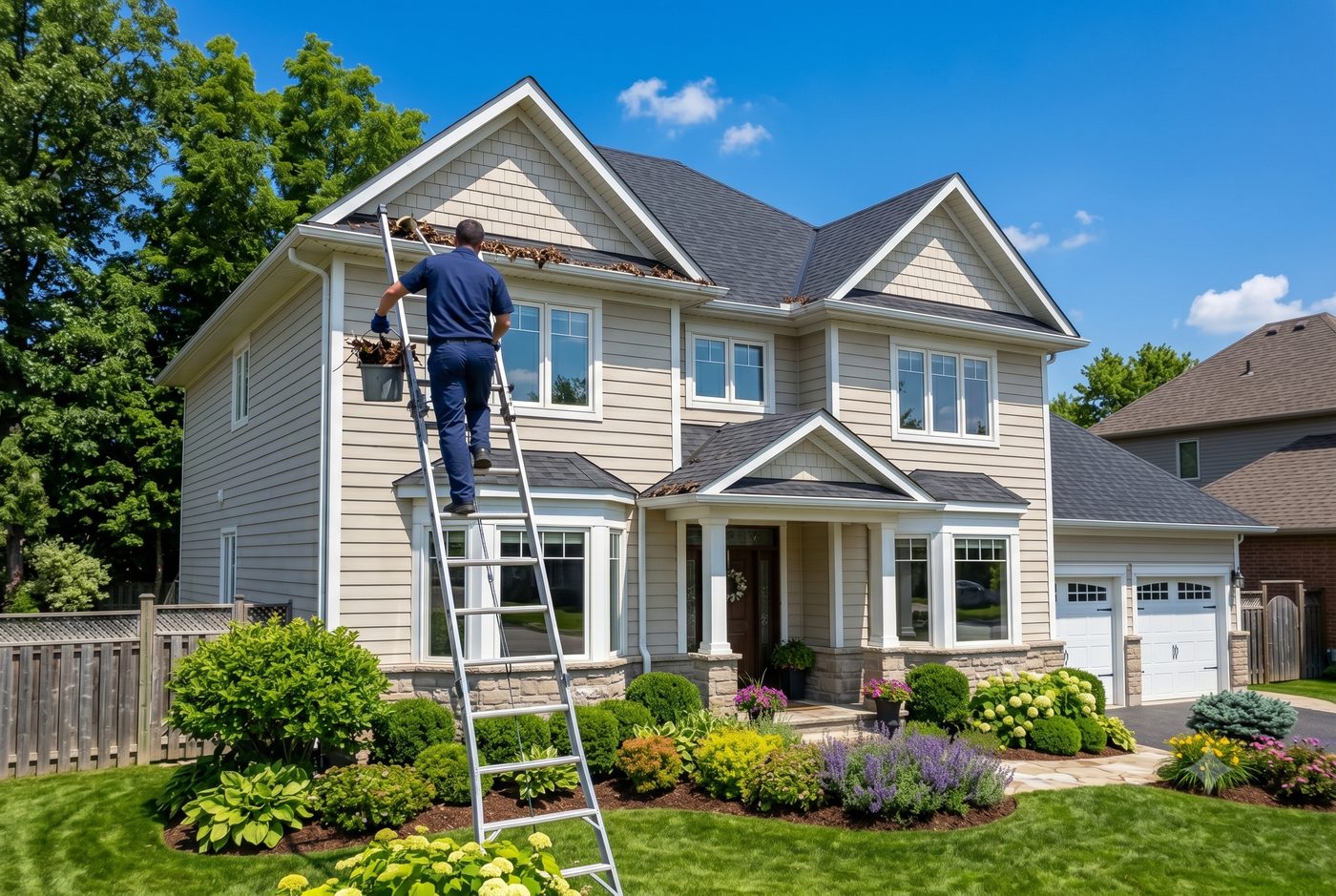 Gutter Cleaning in Barrie, Ontario