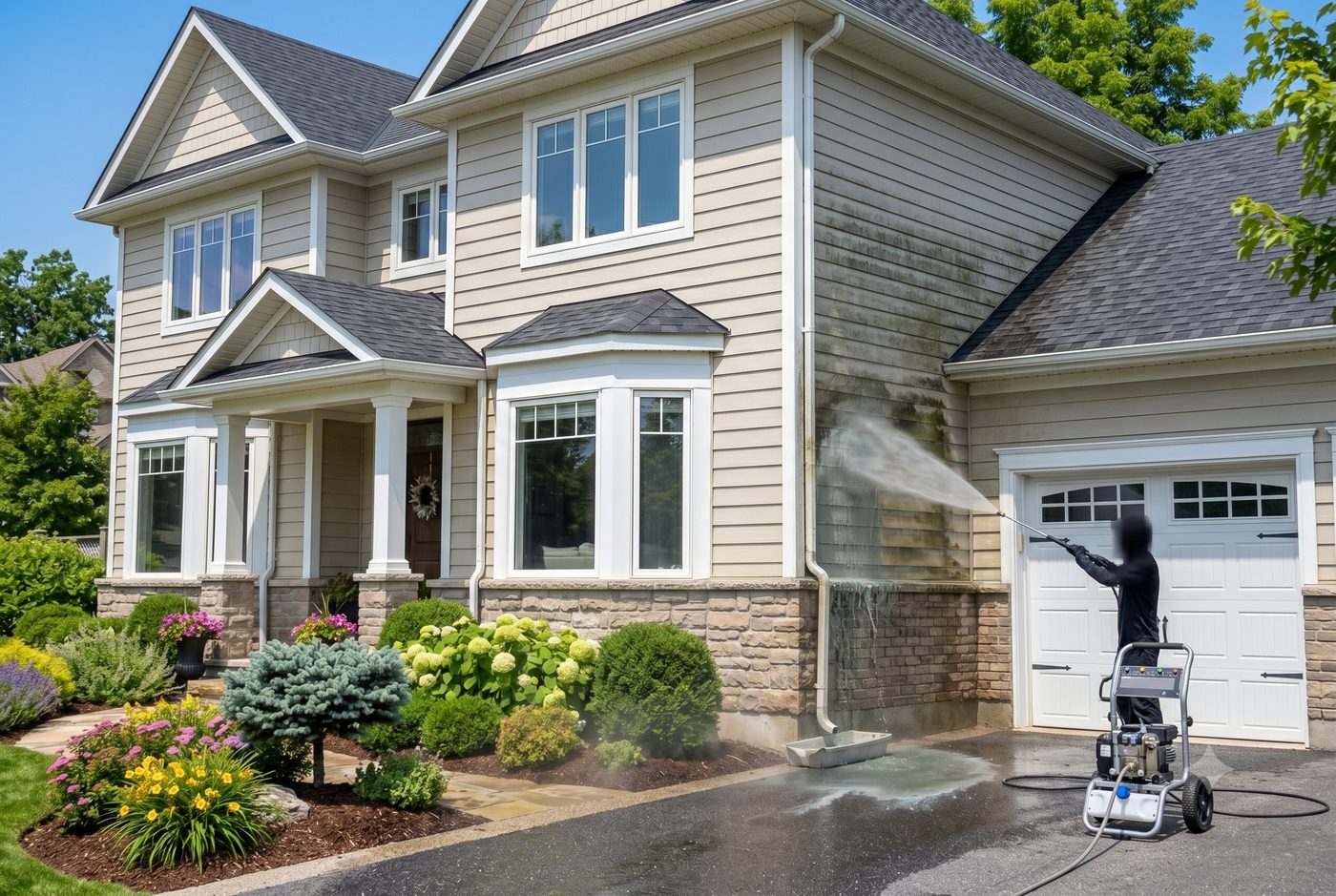 House Washing in Barrie, Ontario
