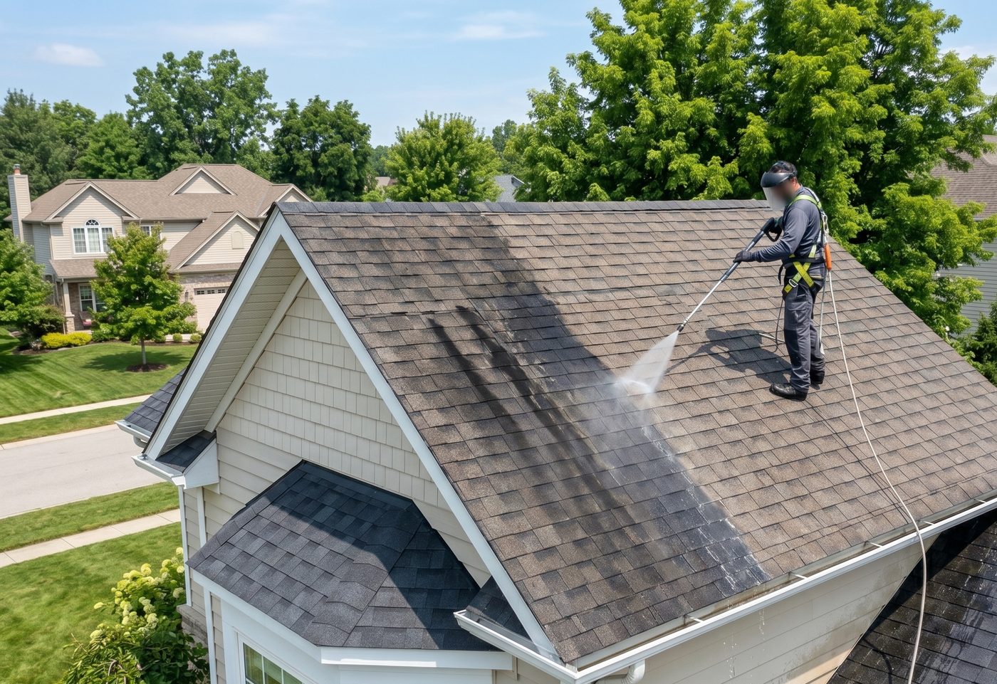 Soft Washing in Barrie, Ontario